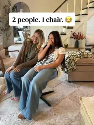 If you’re looking for an oversized office or vanity chair that’s actually comfortable, this criss cross chair is so worth checking out. 🤍 It’s wide enough to sit however you’re comfortable—cross-legged, curled up, or even with someone else for a quick laugh. The boucle fabric is soft, the cushion is thick, and it swivels smoothly. I’ll link it below if you want to check it out! #tiktokshop #officechair #crisscrosschair #vanitychairs #homeoffice 