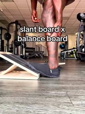 slant boards are too clutch #workout #calves #feet #slantboard 