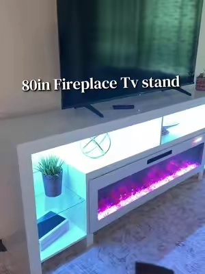 Replying to @Elizabeth #fireplacetvstand #tvstandfireplace #fireplace #tiktokshopsummersale #tvstand 