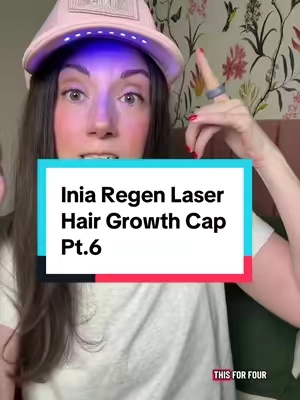 This is the easiest and most convenient way to get your red light therapy and I’m loving my results already! I have a sensitive scalp and so I started off every other day but now that I’ve hit 4 weeks in I’m using the red light therapy hat every day for 10minutes to help with the shedding and thinning of my hair that’s happening in perimenopause! I’m loving my results so far! But I’m concerned with how many over 40 ladies are messaging me saying they are sharing their hat with the man in their life. You don’t have to share get him one in black! Individual results may vary. @INIA Official #redlighttherapy #hairloss #thinninghair #perimenopause #over40 