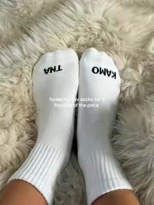 there’s no way i was paying $50 for 3 pairs 😭  #socks #tnasocks #cottonsocks #anklesocks #whitesocks 