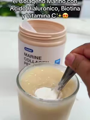 Colágeno Marino Hidrolizado en Polvo con Ácido Hialurónico y Biotina Cevitol Colágeno Marino, Péptidos de Colágeno, Polvo de Colágeno, Cevitol #tiktokcreatorpicks #DealsForYouDays #ColagenoMarinoHidrolizado #PeptidosDeColagenoEnPolvo #CuidadoCapilarCevitol Este polvo de colágeno marino contiene ingredientes como ácido hialurónico, biotina y vitamina C. Es una opción en formato hidrolizado que se integra de manera práctica en la alimentación diaria, facilitando su consumo al ser un producto sin sabor que se disuelve de forma sencilla. The information shared is for general purposes and does not replace personalized professional guidance. Offer availability may be subject to a limited time. The price shown may vary depending on promotions or availability.