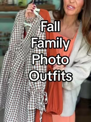 It’s fall family photo time and these three dresses are perfect🍂🤎 @Chicovar @SEPT @Imily Bela Apparel @PrettyGarden #familyphotos #falloutfits #fallfashiontrends #falldresses #familypictures 