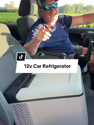 12 Volt Portable Car Refrigerator 10 Qt, Mini Freezer (±4℉-68℉) with App Control Ideal for Camping, Road Trips, and Travel #carrefrigerator #electriccooler #portablerefrigerator #minirefrigerator #tiktokshopcreatorpicks @VEVOR Home Improvement 
