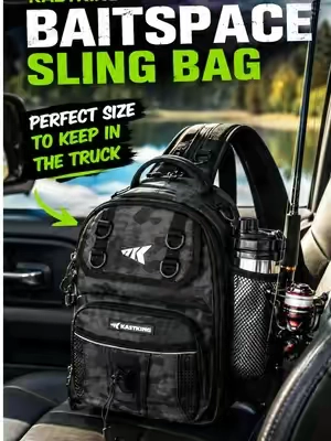 Perfect size. Carries everything I actually use.#FishingSlingBag #FishingGear #BankFishing #FishingTikTok @KastKingUSA 