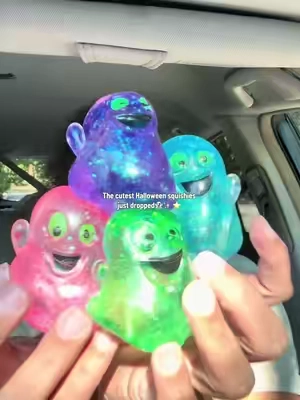 I couldn’t choose just one… so I grabbed the 4-pack instead👻✨ #H#HalloweenDecorH#HalloweenFindsS#SquishyS#SensoryToytiktokshopbacktoschool 