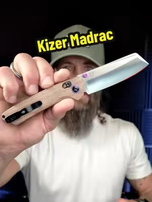 The Kizer Madrac is a solid everyday carry with just over a 3" Nitro-V blade and Kizer's smooth Clutch Lock. Great action, a comfortable grip, and a clean design make this one easy to recommend for anyone looking for a dependable EDC. #Kizer #NitroV #EDC #PocketKnife #KnifeCommunity 