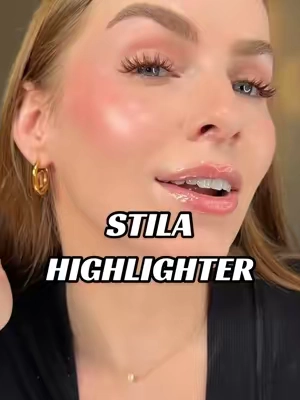 The prettiest highlighter ever made. Period. ✨ @Stila Cosmetics #stilacosmetics #highlighter #tiktokshopcreatorpicks #tiktokshopcosmetics 