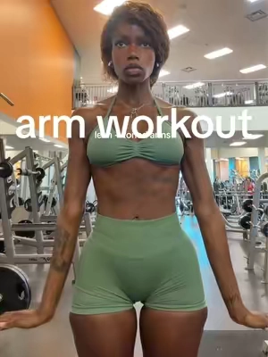 I like arms to lean, not really muscular so I do these with low weight and just do the exercises back to back for a burnout 