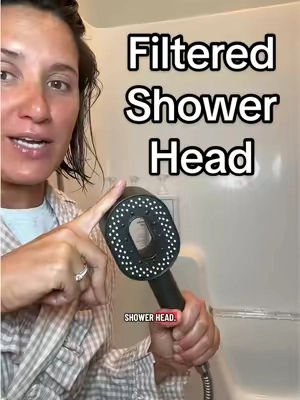When your shower feels more like a massage because you got a new shower head! #shower #showerhead #filteredshowerhead #filteredwater #bathroomrenovation 