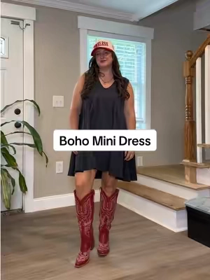 Boho Mini Dress #shortdress #dress #flowydress 