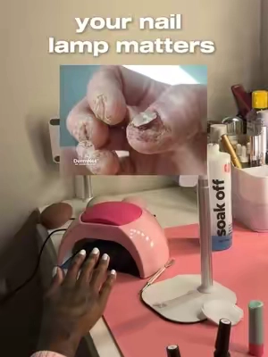 Doing your own nails is only worth it if your gel actually cures properly. 💅✨ This nail lamp has been one of my favorite upgrades for my at home manicures. #gelnails #naillamp #diynails #athomenails #gelmanicure     