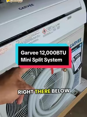 Diy mini split system at a great price. Order yours today! #tiktokmademebuyit #GarageGoals #airconditioning #hvac #minisplit 