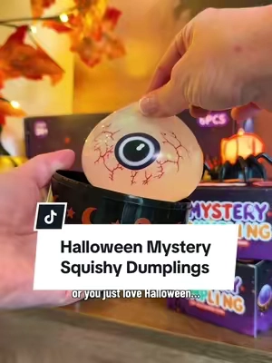 Halloween mystery toys are officially the newest obsession! 👻 These dumpling mystery squishies are the cutest Halloween fidget toys, and every box is a surprise so you never know which little ghost you’ll get. Perfect for boo baskets, trick-or-treat bag fillers, Halloween gifts, desk decor, or anyone who loves collecting cute squishy toys. Grab yours before Halloween shopping really takes off! 🎃✨ #halloweendumpling #halloweensquishy #squishytoy #fidgettoys #halloween 