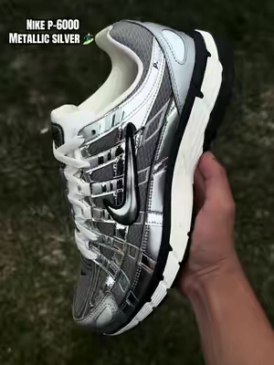 Nike p6000 metallic silver😍😍 #nikep6000 #p6000 #gymshoes #comfyshoes #sneakergame 