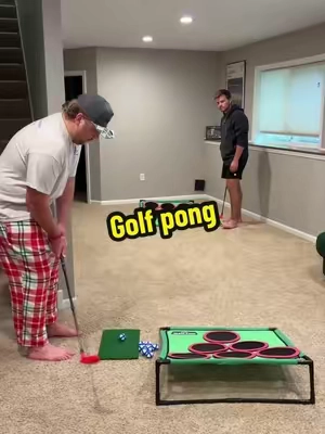 There’s no way that happened… #golfpong #golfgame 