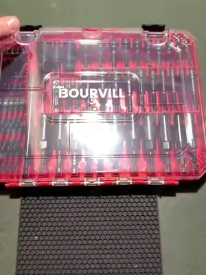 Bourvill 80 Pcs Magnetic Nut Driver Set, Metric & SAE CR-V Steel, Wing Nut Driver & Universal Socket with 1/4" Quick-Change Extension, Red Storage Case for Drill & Impact Driver#summerfinds #magneticnutdriverset #nutdriverset #magneticnutdriver 