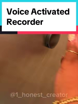 Replying to @tia2perfect Voice activated recorder  #voicerecorder #recorder #voicerecording #tiktokshopfinds #treasurefinds   