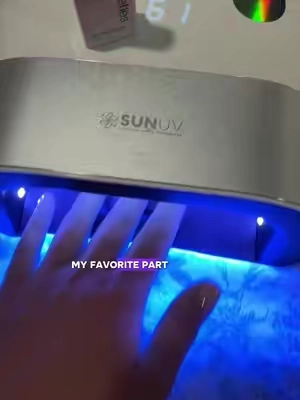 I love the @SUNUV nail lamp . Such a great quality product at a great price . The low heat mode has come in handy so many times! #gelnailsathome#nailmusthaves m#athomenails#gelnails#uvlamp  