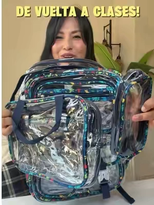 ¡Prepárate para el próximo ciclo escolar! Ya ten todo listo. #backtoschoolshopping #kidsbackpack #waterproofbackpack #schoolbackpack #clearbackpack 