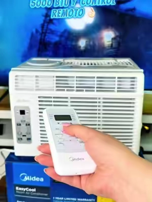 Midea 5,000 BTU Digital Window Air Conditioner, Cools up to 150 Sq. Ft. AC  @Midea-US #AC #airconditioner #tiktokshopcreatorpicks 