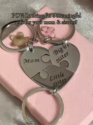 🎁Gift for your mom and sister#MomGift #SisterGift #FamilyGift #MatchingKeychains #giftideas jx