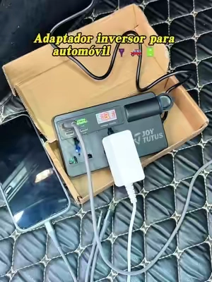 ¡Este adaptador de corriente para coche es revolucionario! ¡Cambia por completo tus viajes por carretera! #consejosparacoche #trucosparacoche #caraccessories 