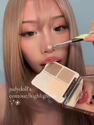 contour & highlight tutorial <3!! 🤍🤍 i love love LOOOVE judydoll so much 🥹🥹 @Judydoll US @Judydoll_official #makeuptutorial #judydoll #judydoll_us #judydollmakeup #judydollcontour 