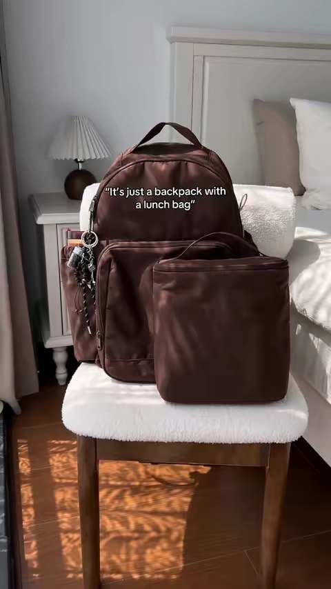 Perfect for work & school, super practical for daily use✨#TikTokshopbacktoschool #schoolbackpack #officebackpack #backpack #backtoschoolhaul 