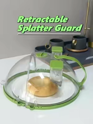 This splash cover prevents the microwave oven from splashing when heating food.#tiktokshop #TikTokshopbacktoschool #cover #microwave #kitchen 