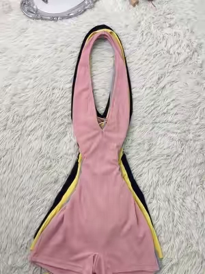 Omg!! #backless #halter #bodysuit #jumpsuit #comfortable #solid #spotlightfinds #tiktokshopsummersale #everydayoutfit #casualchic 