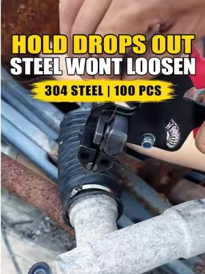 304 stainless zip ties. 200 lbs tensile. Stronger than plastic. 100 ties plus pliers. #ZipTiePliers #StainlessZipTies #MetalZipTies #cablemanagement #Tiktokshopsummersale