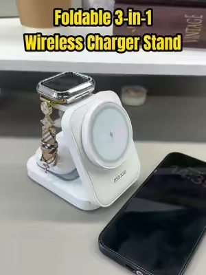 The Charging Station Every Apple User Needs 👀🔋
 #TikTokShop #TikTokMadeMeBuyIt #TechTok #iPhoneAccessories #MagSafe
