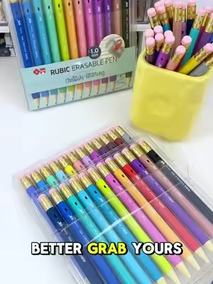 1.0 MM Bold Erasable Pen ONLY A FEW LEFT!#iigen #TikTokshopbacktoschool  #rubicerasablepen #erasablepen #boldpen 