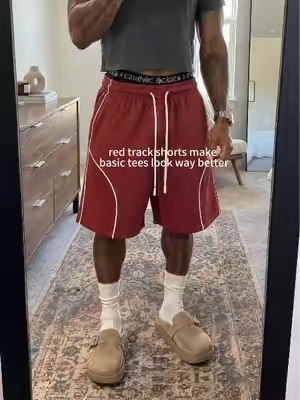 the length changed everything #trackshorts #mensshorts #longshorts #OOTD #fyp