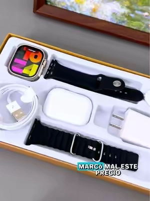 ¡Pensé que solo venía un reloj! 😱 Pero trae reloj, audífonos, 2 correas, cargador y 2 cables. ¡Todo en una sola caja! 🎁 ¡Pídelo ya! #TikTokshopbacktoschool #smartwatch #earphone #TikTokMadeMeBuyIt #GiftIdeas
