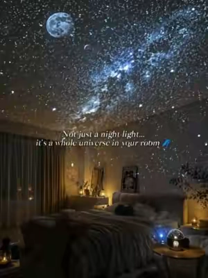 🍨Cosmic magic right at home🌌💫#starprojector #starlight #homedecorfinds #galaxylamp #nightlight