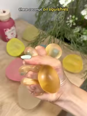 If you love ASMR fidget toys, don’t miss this viral coconut oil squishy.
 Super buttery‑soft texture, every squeeze is so satisfying. It melts your stress and calms your mood after a long day. #coconutoilsquisy #coconutoilstressball #squishyreview #viralsquishy #summerfinds 