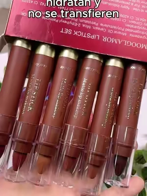 Pack de 6 labiales mate en crema,  fijo todo el día. #tiktokshop#fyp  #beauty  #Maquillaje #SohoChic