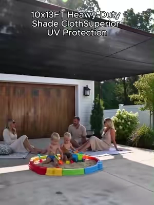 The easiest and most budget-friendly way to protect your yard#malladesombra #shadecloth#DealsforYouDays#SummerWins#Summervibes
