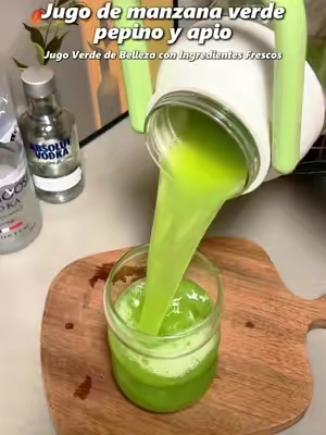 🍏Mejorar el aspecto de la piel resulta ser así de sencillo.#TikTokShop #TikTokshopbacktoschool #PortableBlender #HealthyLifestyle #JuiceRecipe