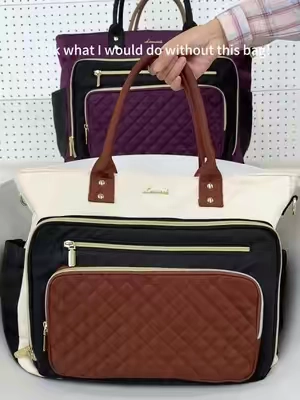 Tired of digging through your bag for that one pen? This tote has separate slots for everything – even your giant water bottle stays put. Special offer active now! 🫶🤩#backtoschool #TikTokshopbacktoschool #SuperBrandDay #totebag #workbag 