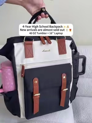 Don’t miss this discount! 🛑 High-density water-resistant fabric to shield your tech on rainy campus walks, hidden anti-theft back pocket, and smooth metal zippers. 🌧#backtoschool #TikTokshopbacktoschool #backpack #schoolbag #bigsale 
