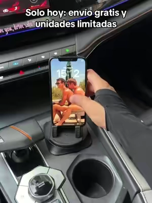 ¿Todavía no encuentras el soporte de teléfono ideal para tu coche? Este es perfecto para ti. #carmount #car #wirelesscharging #tiktokshop #tiktokmademebuyit