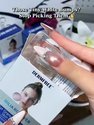 Those tiny white bumps around your eyes aren’t always pimples 👀 I stopped picking at my skin and started using this Milia Care Serum instead. The lightweight formula with salicylic acid and glycerin helps smooth the look of stubborn bumps and uneven texture for a cleaner, healthier-looking complexion.❤️‍🔥❤️‍🔥❤️‍🔥👇🏻#SkincareTok #SkincareRoutine #SkinCareTips #Milia #SmoothSkin 