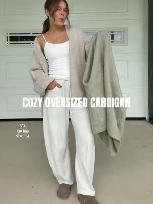 The perfect oversized cozy cardigan!! #oversizedcardigan #cardiganoutfit #cozyoutfits #cozystyle #falloutfitinspo 