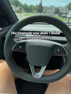 🔥 #tesla #teslasteeringwheel #teslaaccessory 