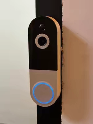 See who's there before opening the door—even in the dark. #DoorbellCamera #VideoIntercom #Camera #WiFi #SecurityCamera