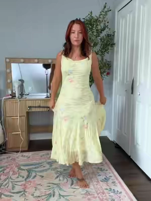 A gorgeous dress from cider, would be a great wedding guest dress! I’m in a small! 