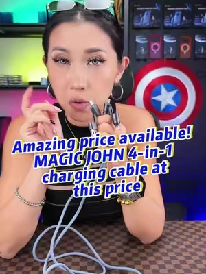 One Cable On-the-Go – Easily Handle All Your Devices!" 4-in-1 Cable, Portable, Multi-Device#unitedstates #iPhone17 #tiktokshopsummersale #magicjohn #movie 